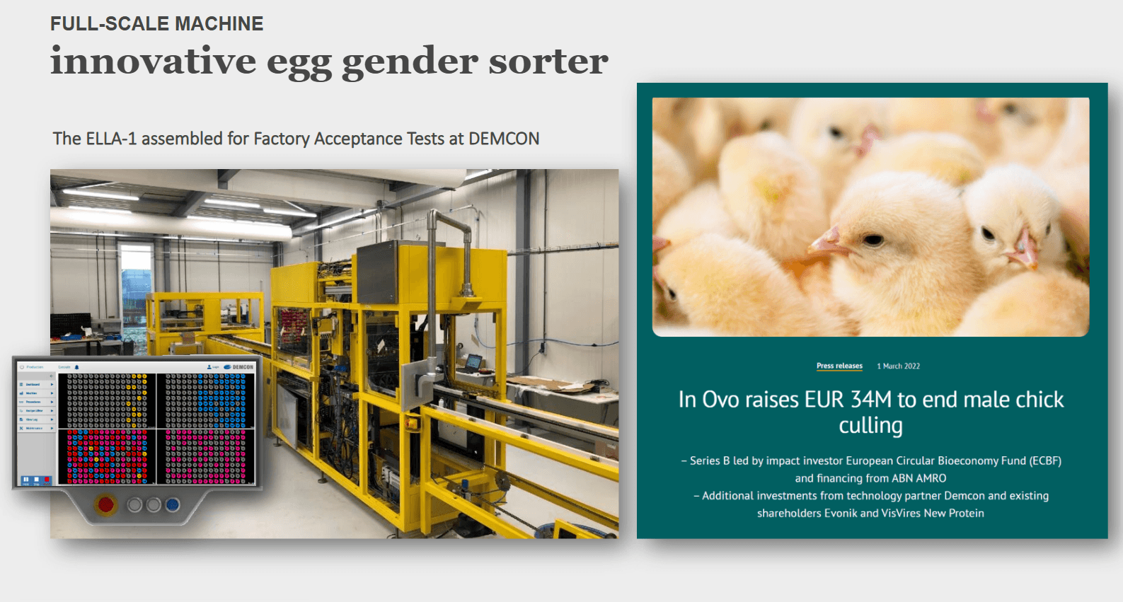 innovative egg sorter