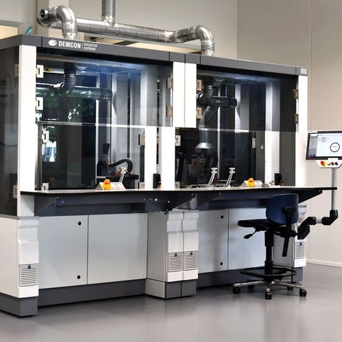 multi-product coating machine for medical instruments.